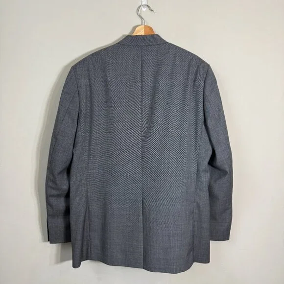 Michael Kors Wool Sport Coat Dinner Jacket Blazer Men 44L Gray Career Formal NWT